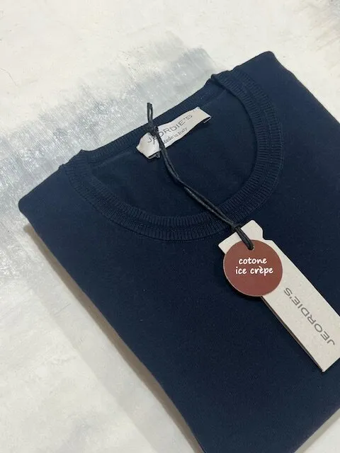 -Maglia girocollo in ice crepe di cotone Jeordie’s 1994