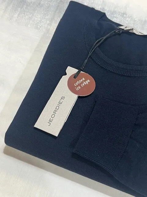 -Maglia girocollo in ice crepe di cotone Jeordie’s 1994