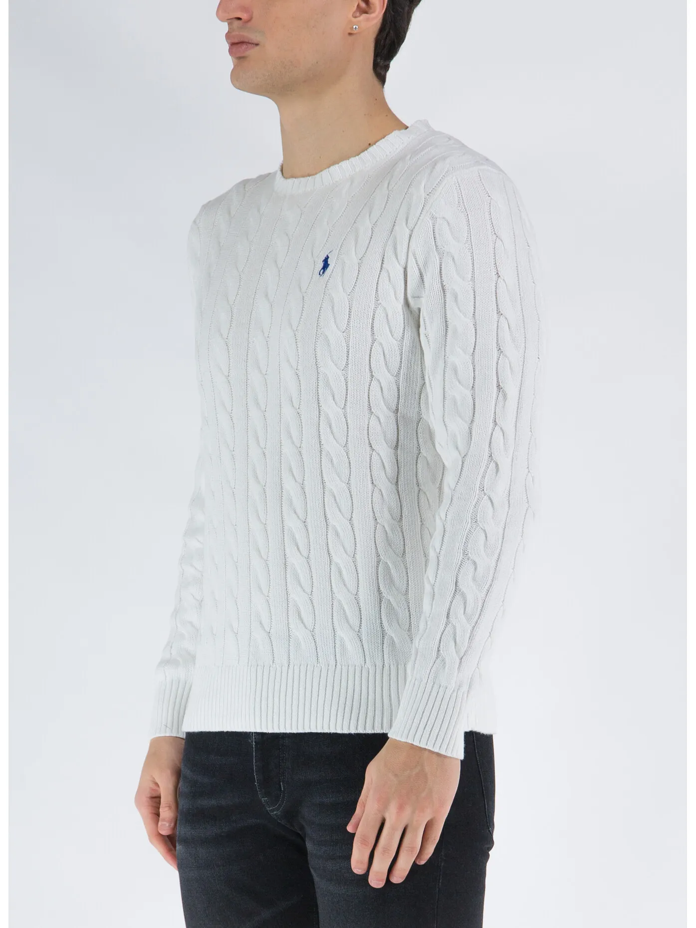     -POLO RALPH LAUREN    -MAGLIONE A TRECCIA-