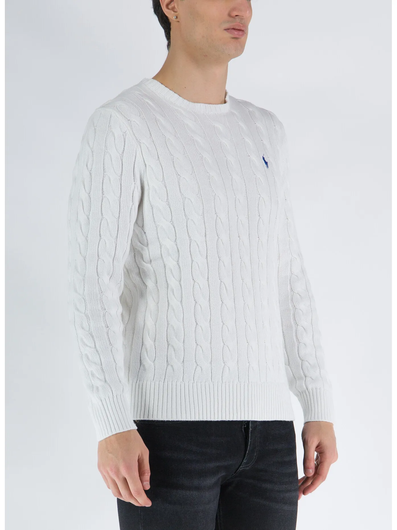    -POLO RALPH LAUREN    -MAGLIONE A TRECCIA-