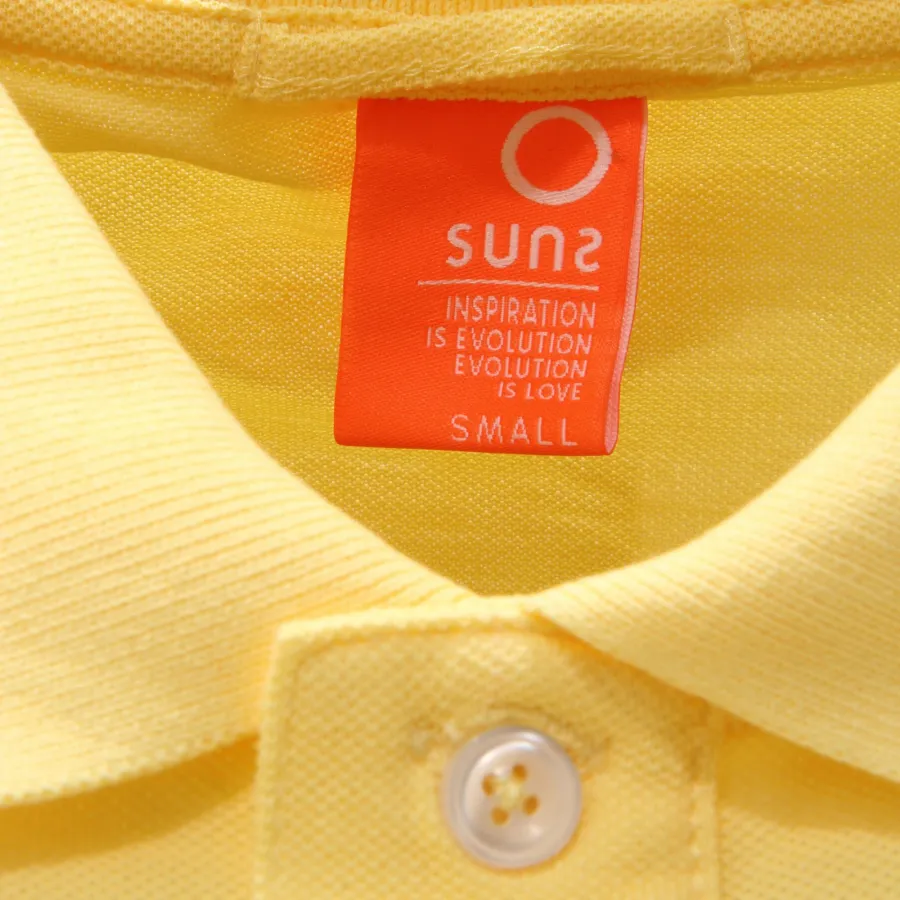 1146AE polo uomo SUNS yellow cotton t-shirt man