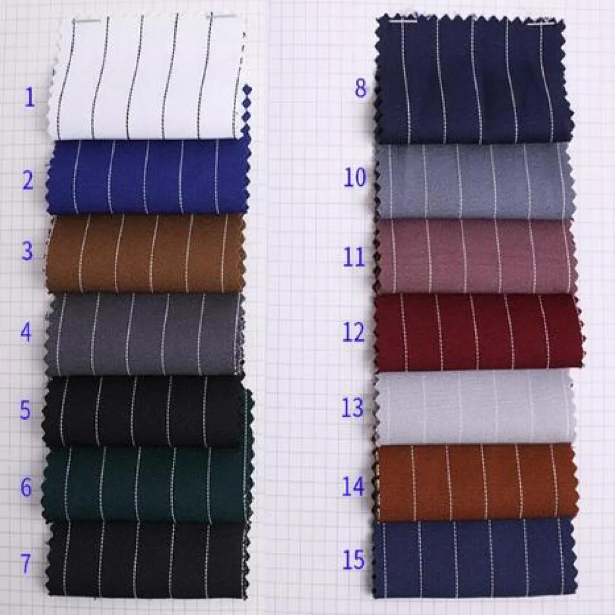 2023 Abiti da uomo a righe nere Blazer doppiopetto Ultimi disegni di mutande da cappotto Slim Fit Smoking da 2 pezzi Custom Made