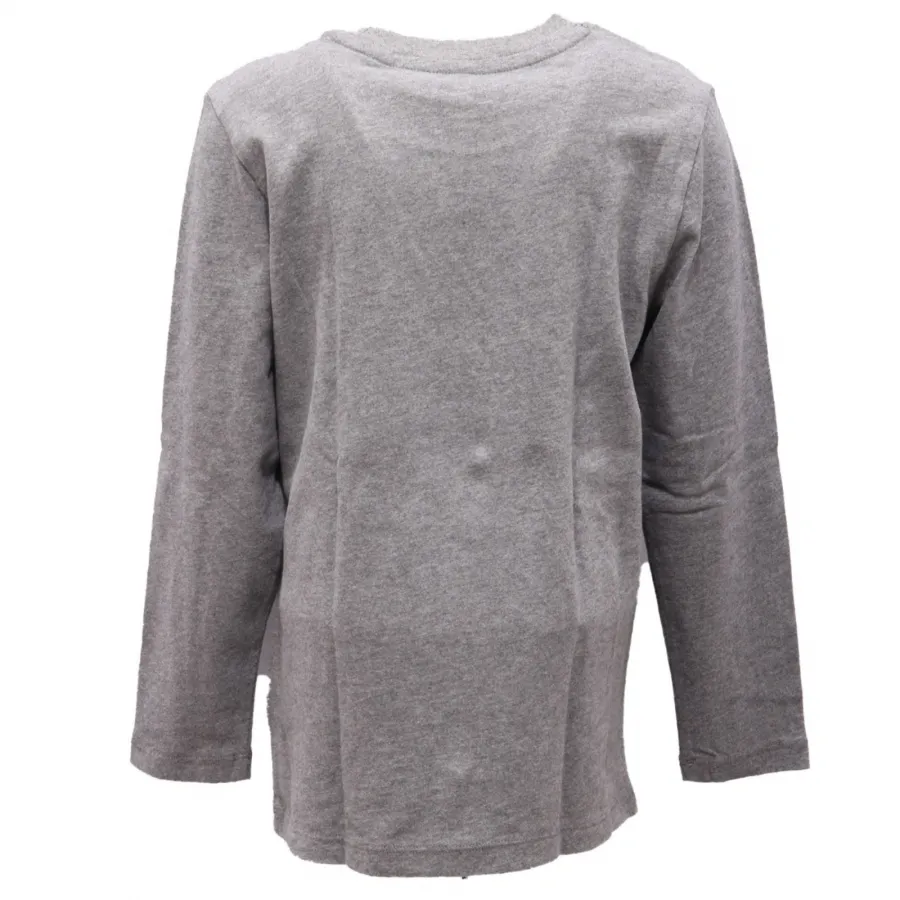 2249AL maglia bimbo boy SUN 68 kids t-shirt grey