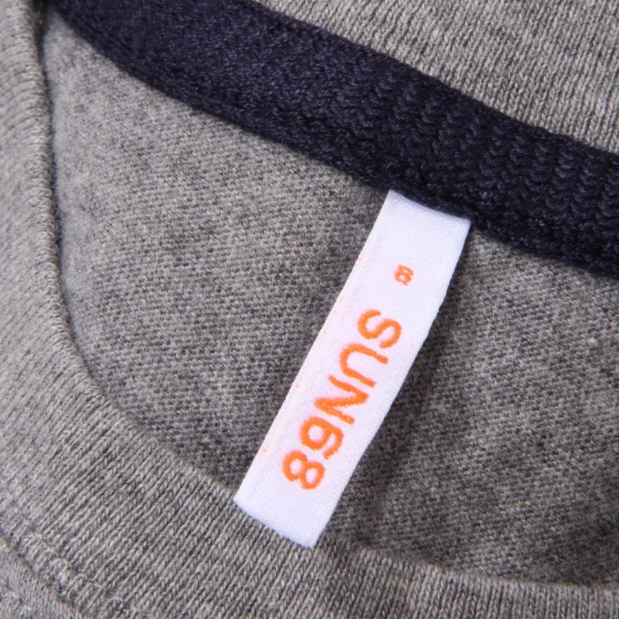 2249AL maglia bimbo boy SUN 68 kids t-shirt grey