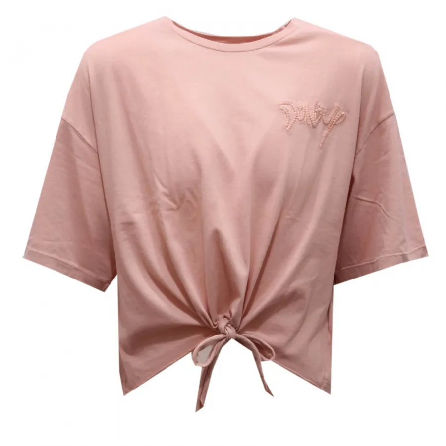 8185AH maglia bimba girl DONDUP pink cotton t-shirt kids