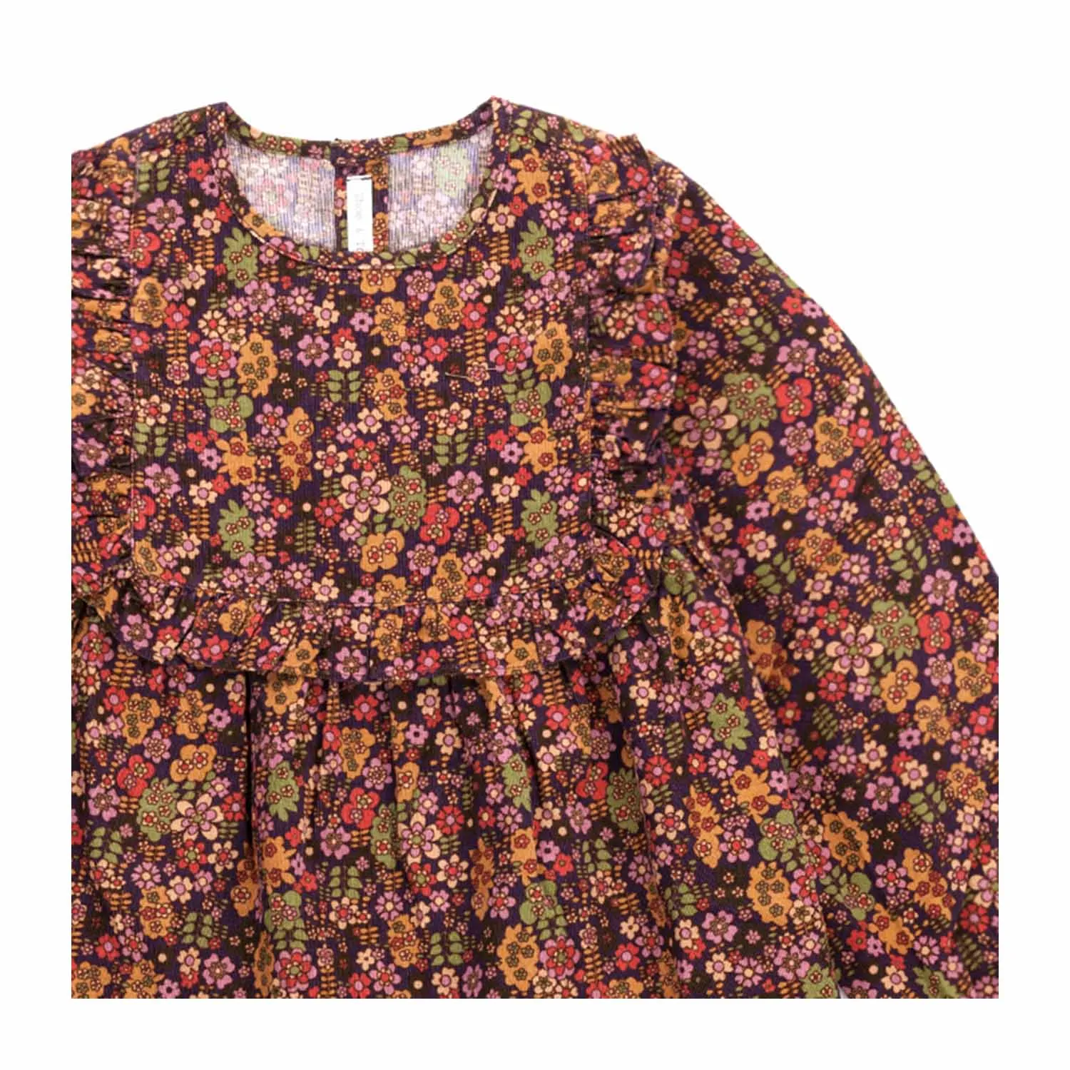 Abito A Fiori Bimba Bambina