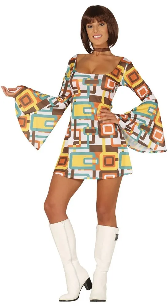 Abito Groovy anni '70 Sally