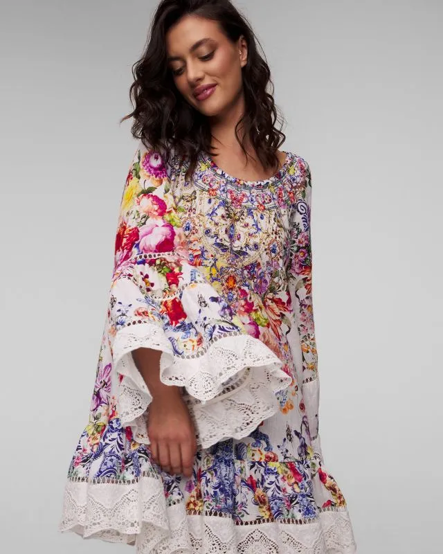 Abito in lino a fiori da donna Camilla Dutch is Life