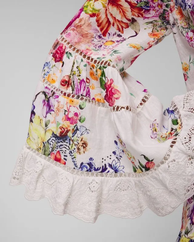 Abito in lino a fiori da donna Camilla Dutch is Life