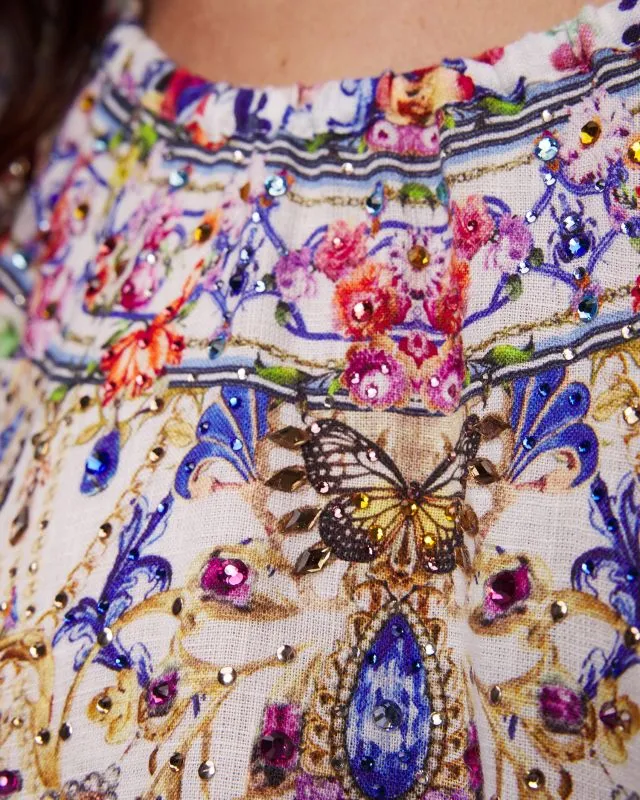 Abito in lino a fiori da donna Camilla Dutch is Life