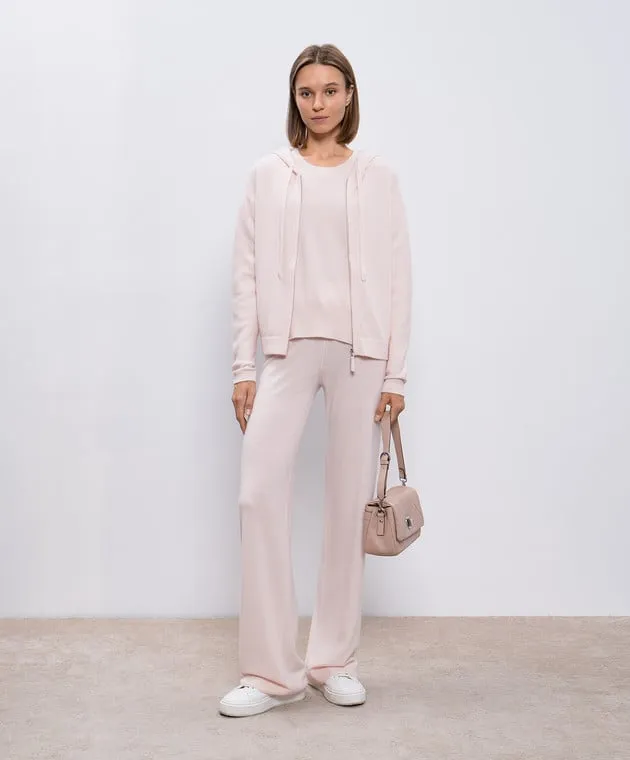 Allude Maglia in cashmere rosa 24511111