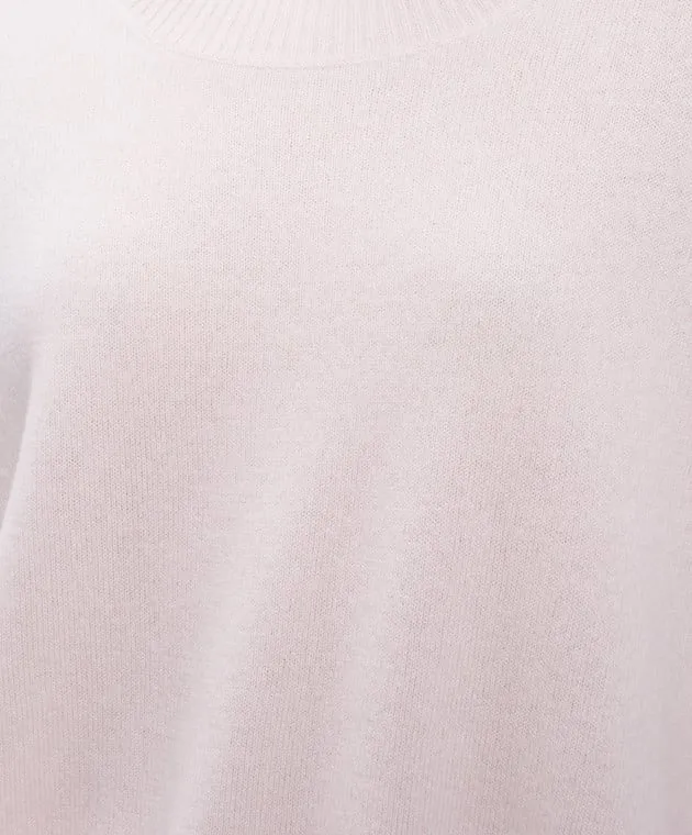 Allude Maglia in cashmere rosa 24511111