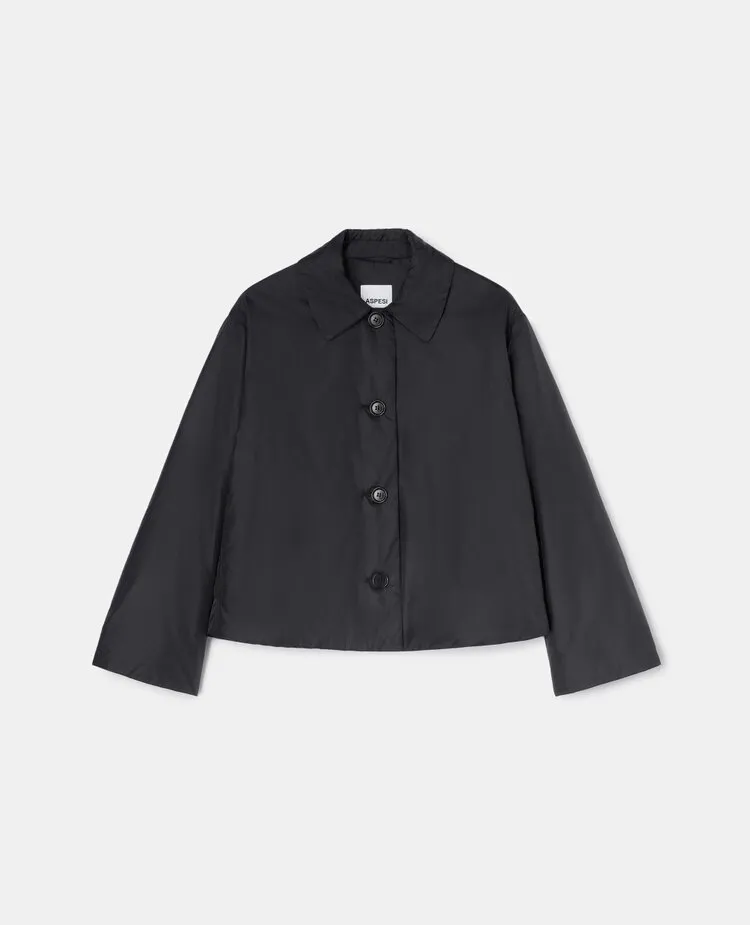 ASPESI Giacca smithin nylon nero