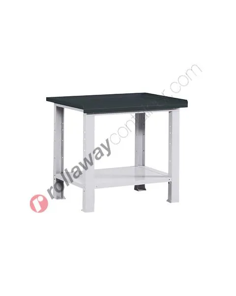 Banco da lavoro con piano in acciaio 1031 x 705 H 855 mm Work