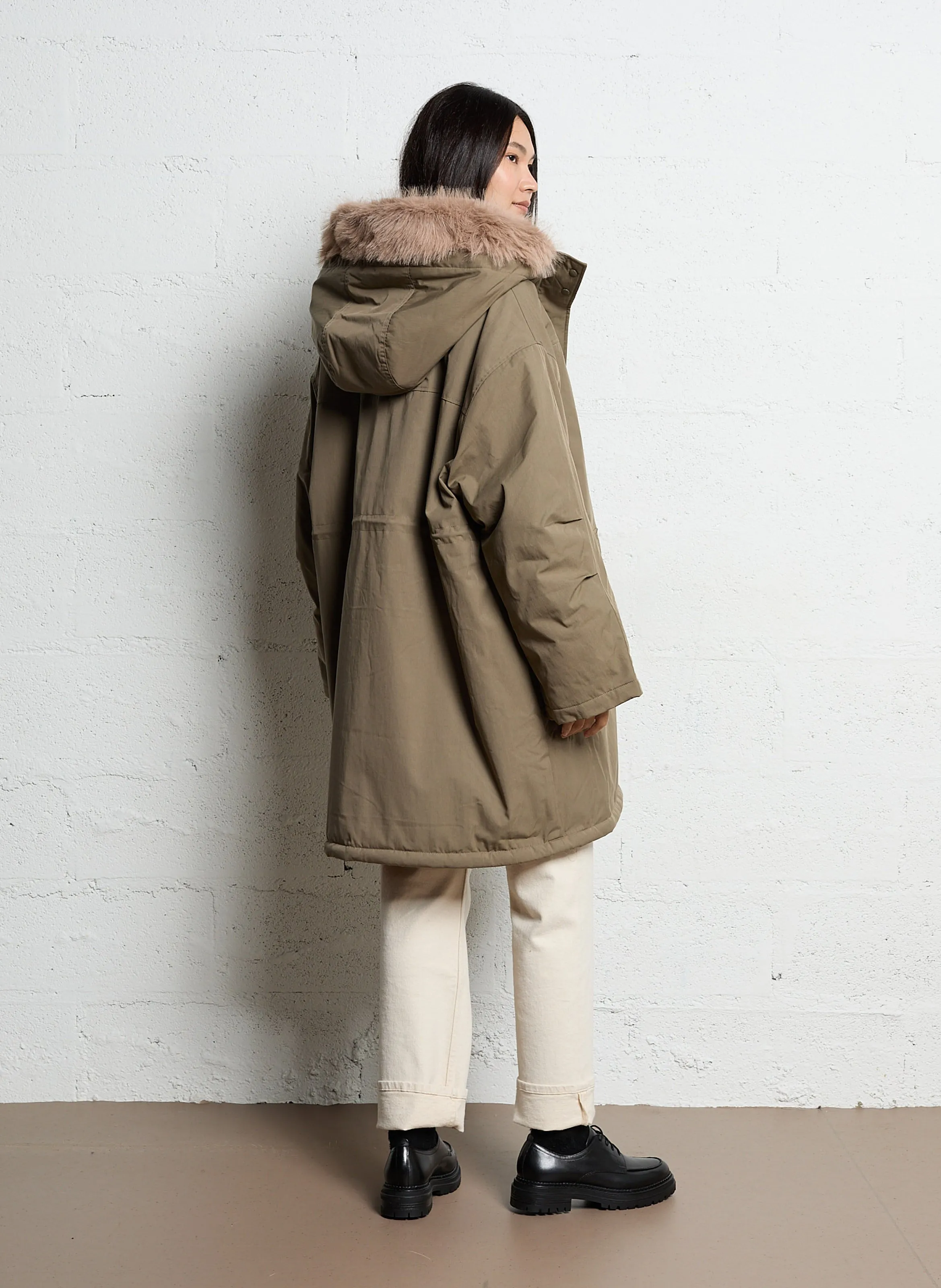  BELLEROSE   HOGGAR - Parka lungo in misto cotone | Beige
