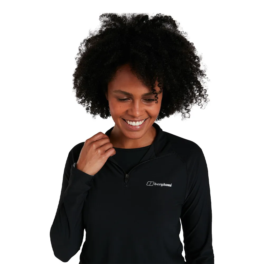 Berghaus 24/7 Tech per donna Manica lunga Cerniera Top - AW24