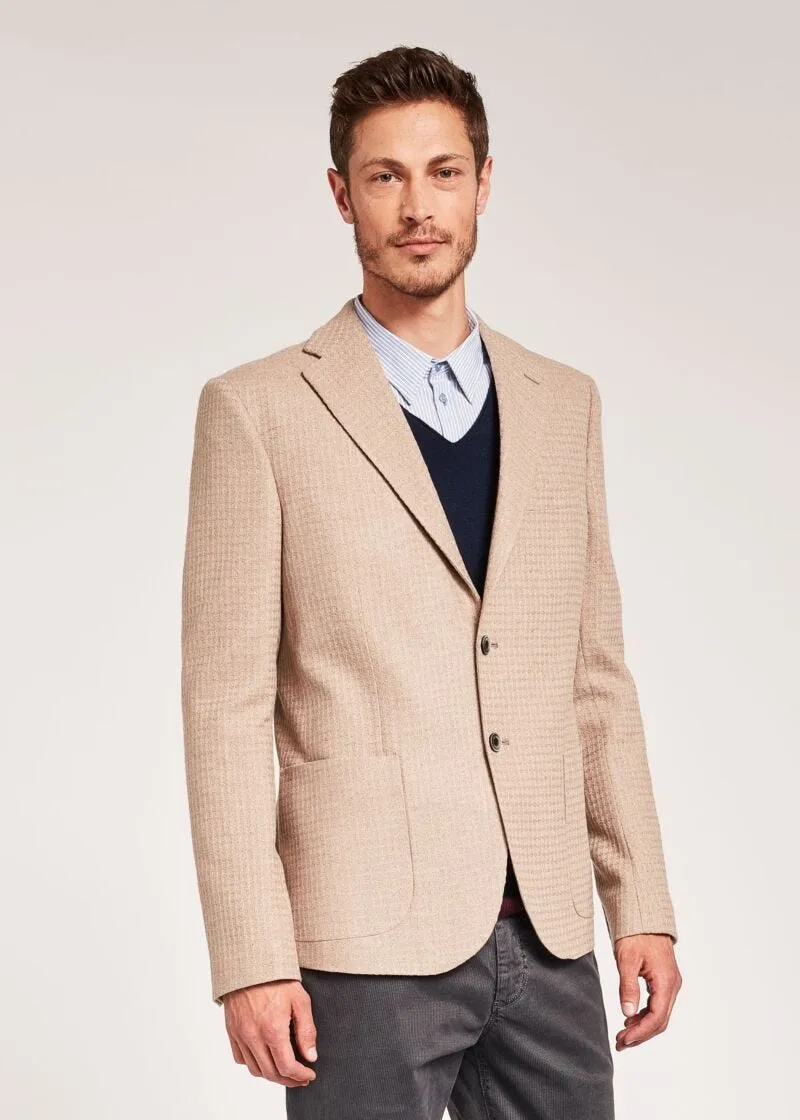 Blazer in misto lana