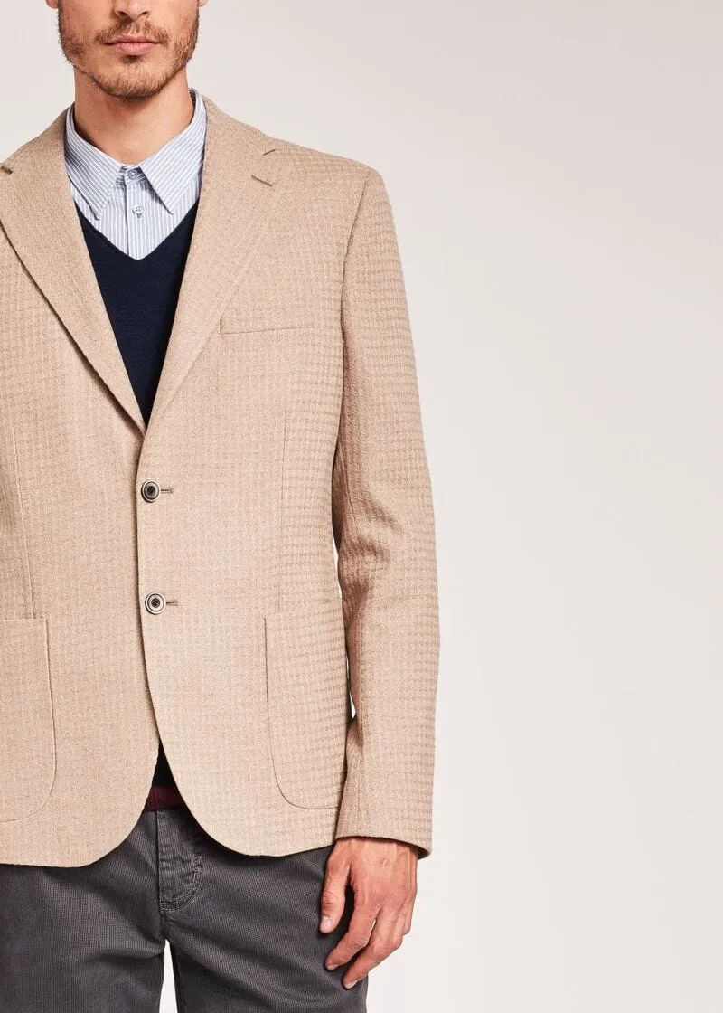 Blazer in misto lana