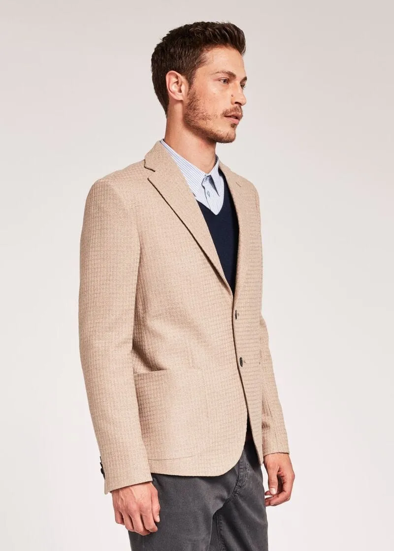 Blazer in misto lana