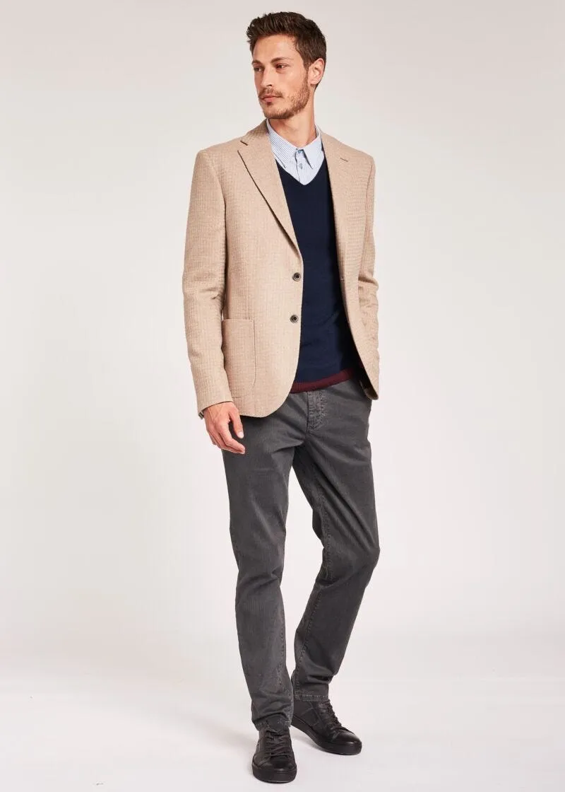 Blazer in misto lana