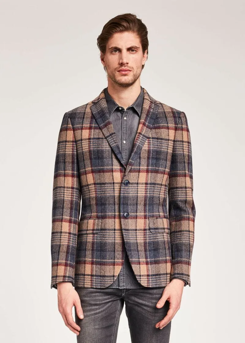 Blazer monopetto in lana