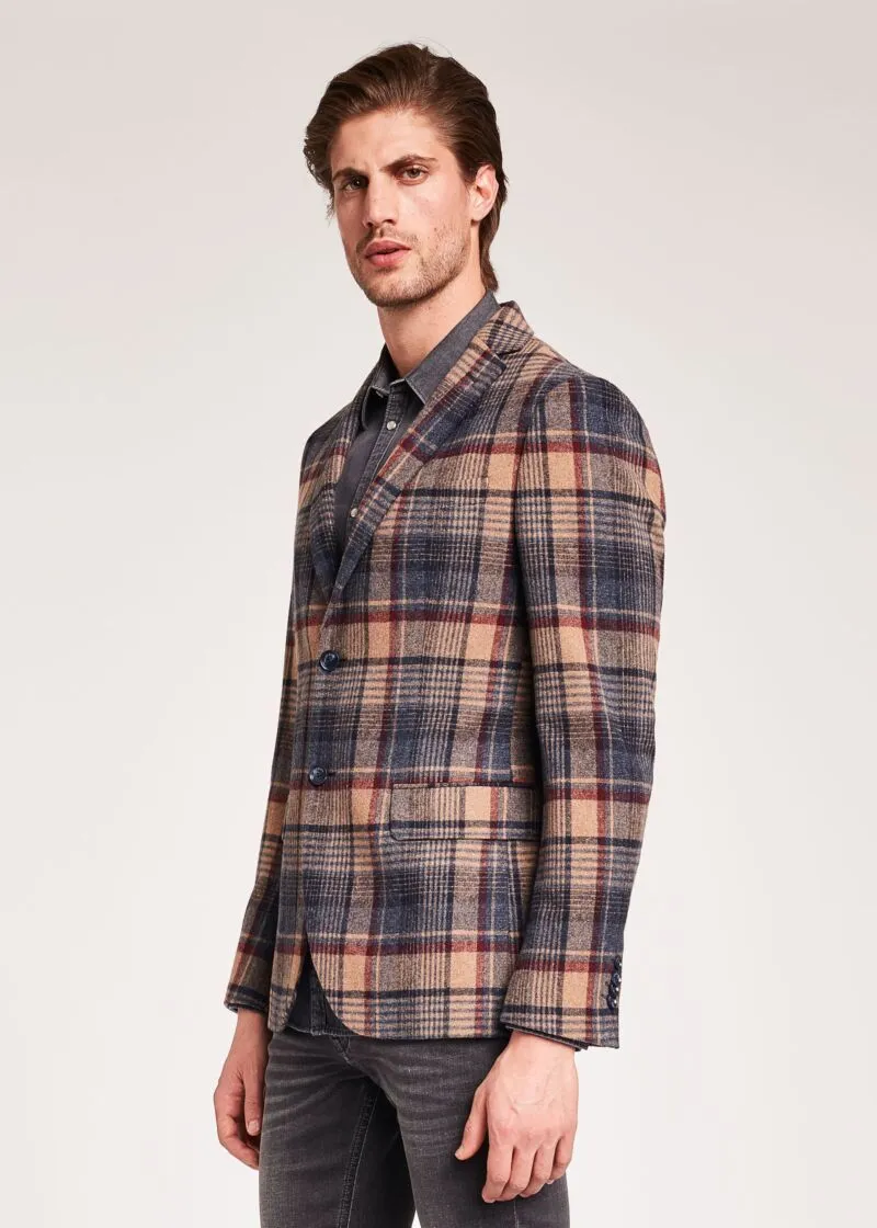 Blazer monopetto in lana