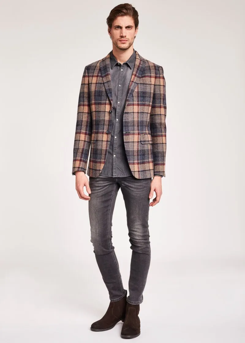 Blazer monopetto in lana