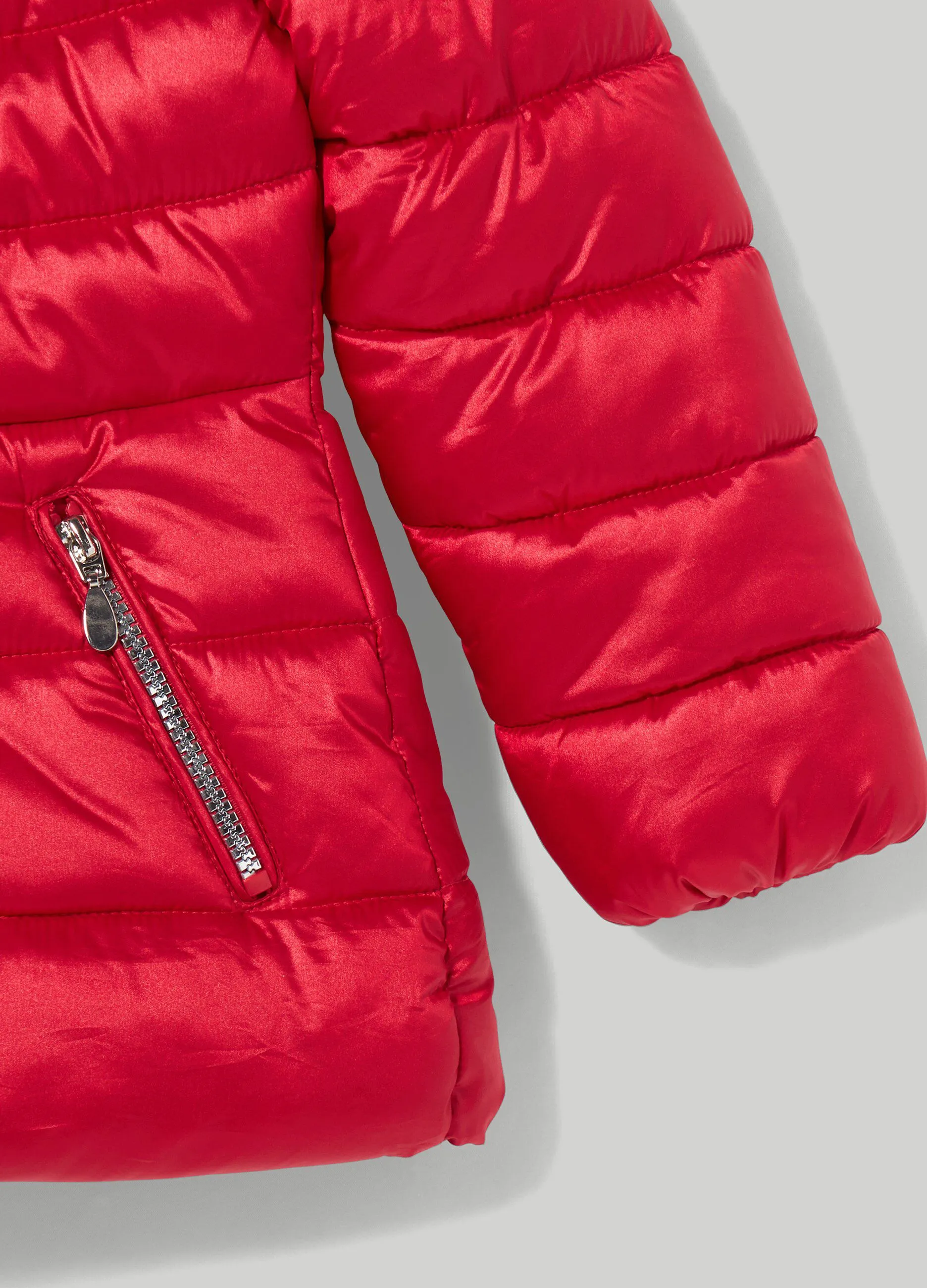BLUKIDS  Piumino con cappuccio imbottito in ovatta riciclata bambina