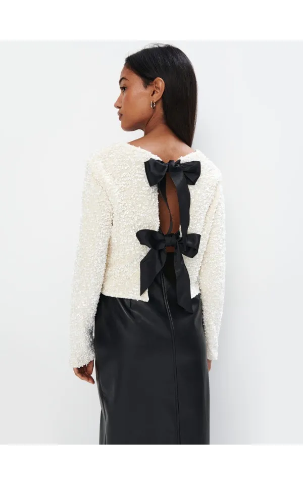 Blusa con paillette