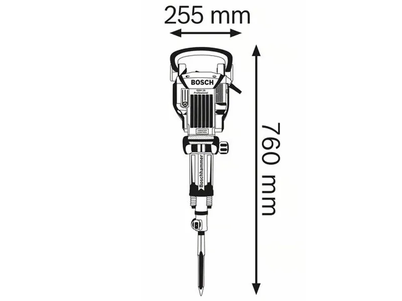 Bosch Martello demolitore GSH 16-30 Professional attacco esagonale 30mm, 41J