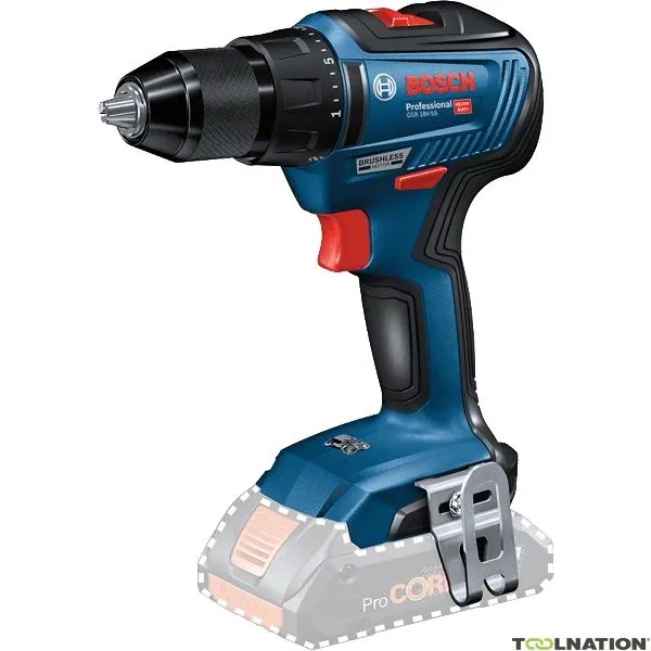 Bosch Professional 06019H5202 Trapano a batteria GSR 18V-55 18V senza batterie e caricabatterie