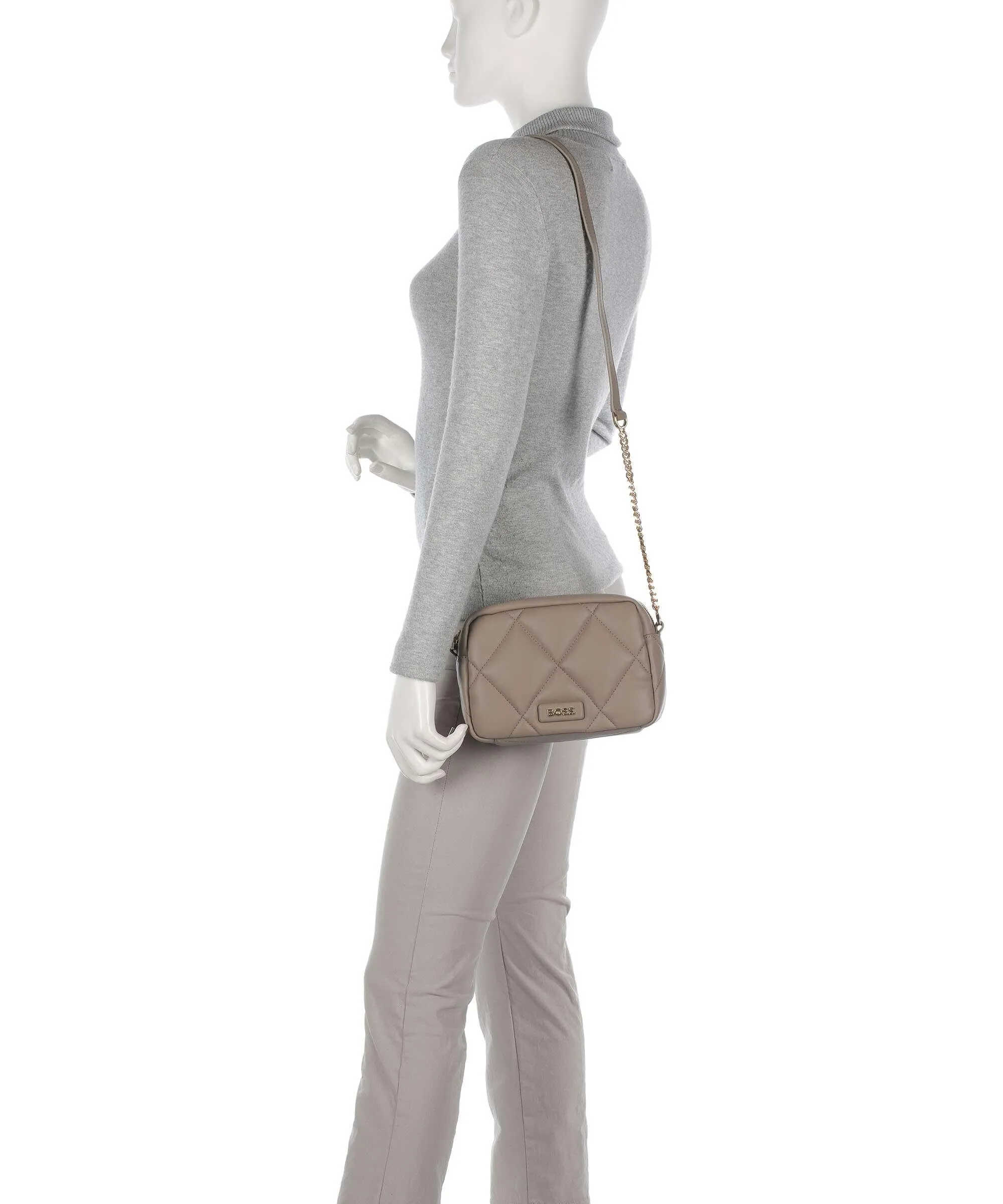  BOSS Abelie Borsa a tracolla pelle sintetica beige  