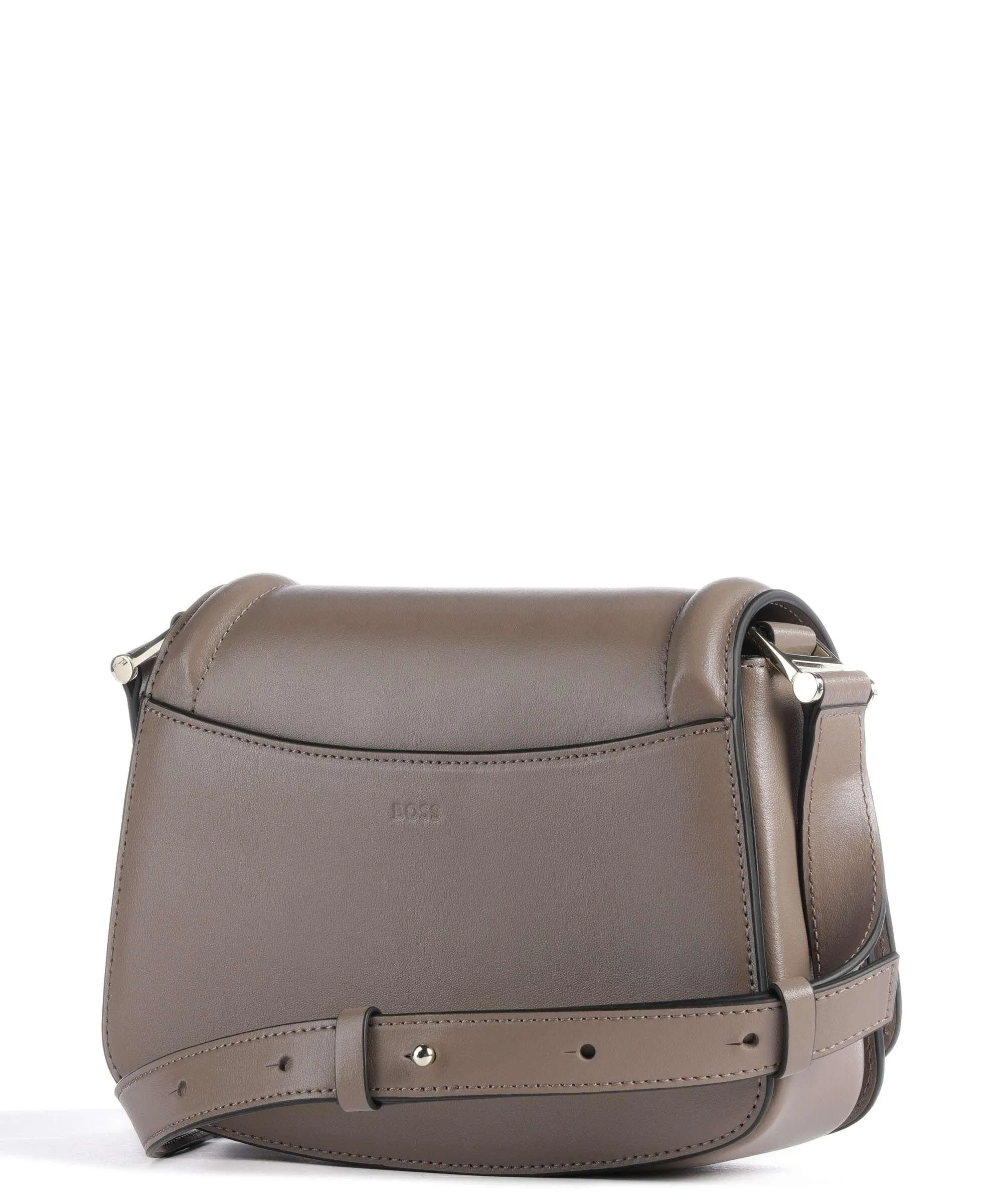  BOSS Ariell Borsa a tracolla pelle di vacchetta finemente grana beige  