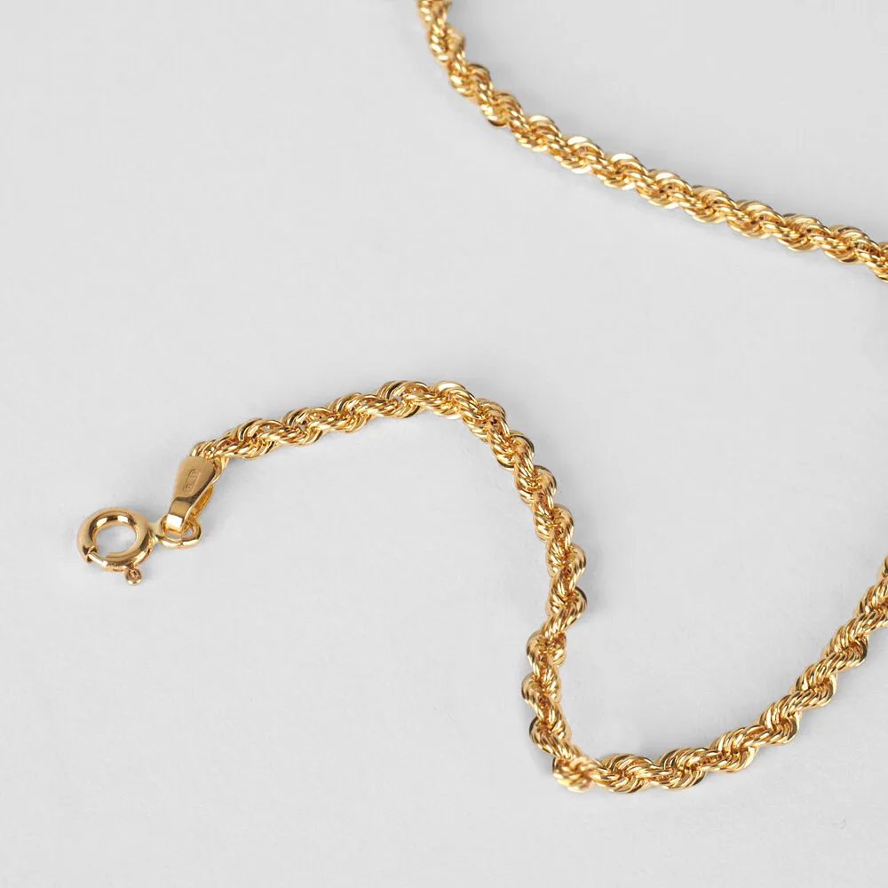 Bracciale Catena Gold Essence Oro Giallo 750/1000 Maglia Corda 18 cm 1686835
