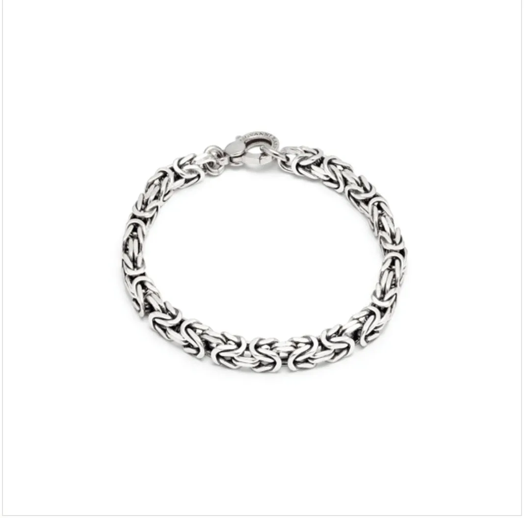 Bracciale da donna Giovanni Raspini - MAGLIA BIZANTINA QUADRA - 11064