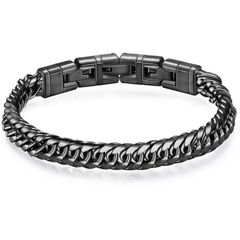BROSWAY Bracciale Brosway Naxos a catena in acciaio black
