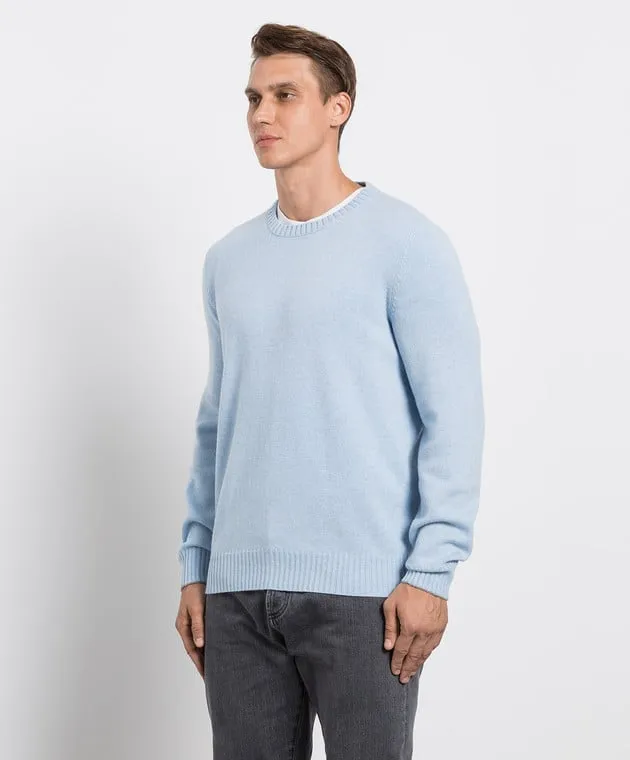Brunello Cucinelli Maglia in cashmere blu M2272320