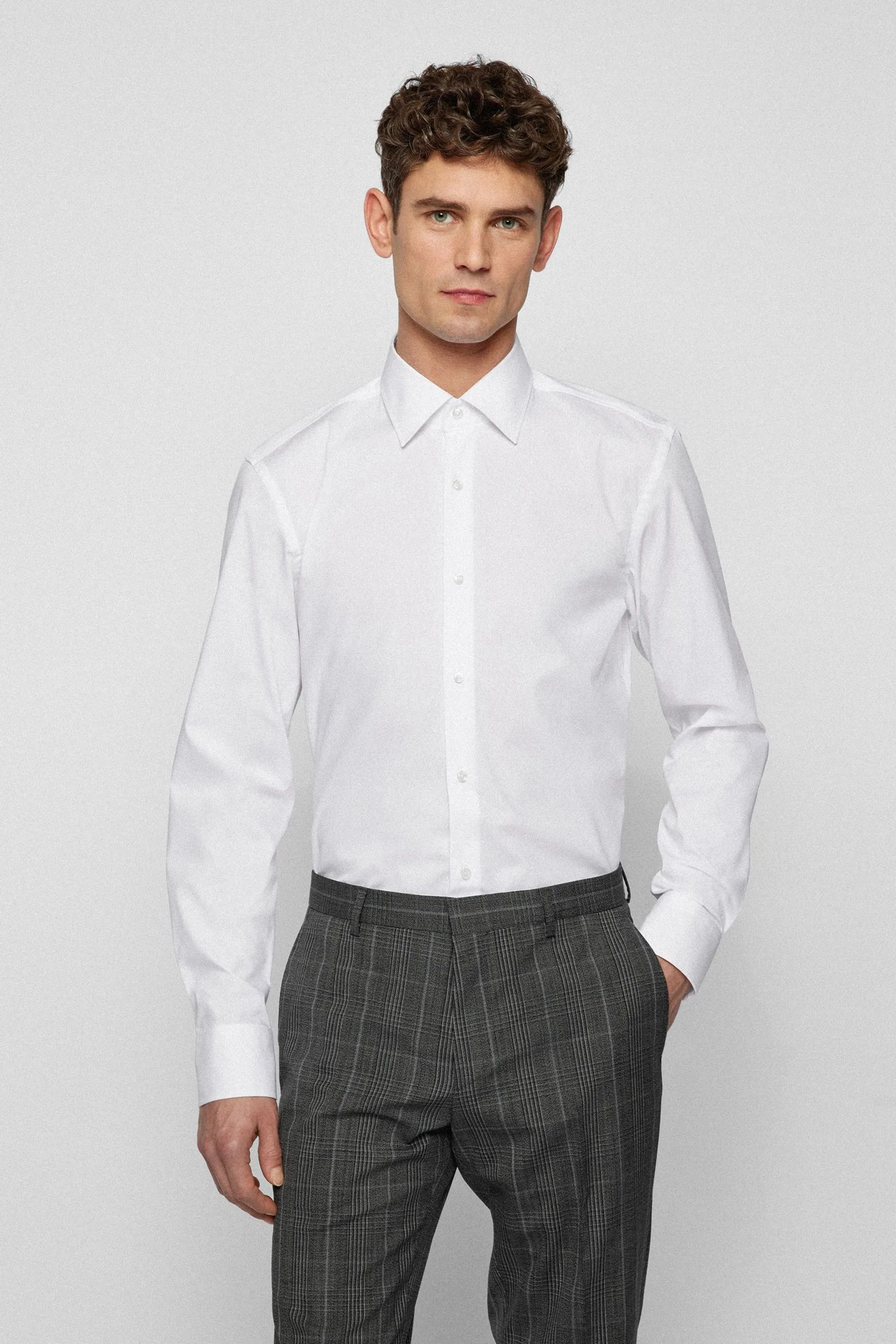 Camicia con BOSS Vestibilità attillata / Slim