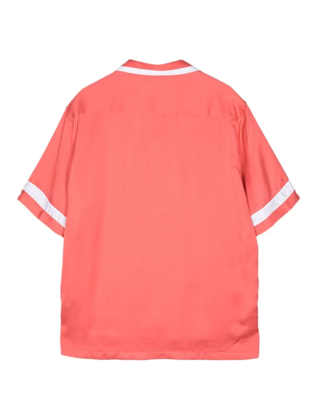 Camicia con ricamo in rosa - uomo