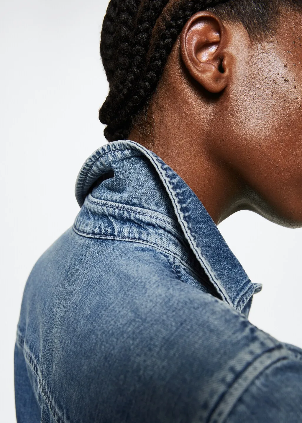 Camicia denim di cotone