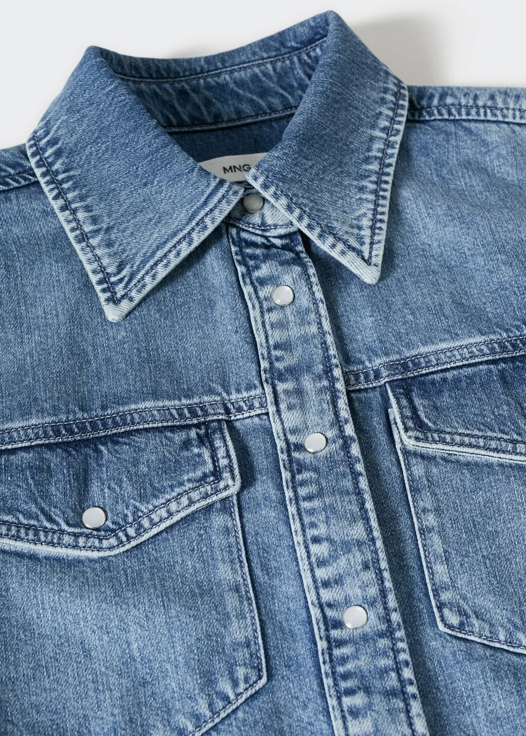Camicia denim di cotone