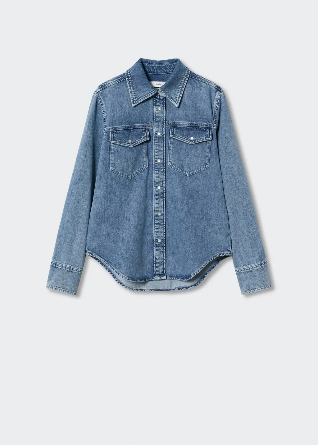 Camicia denim di cotone