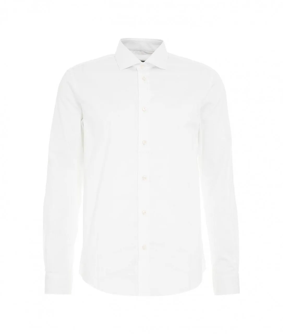 Camicia in cotone bianco bianco