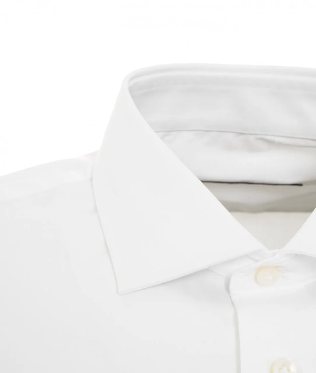 Camicia in cotone bianco bianco
