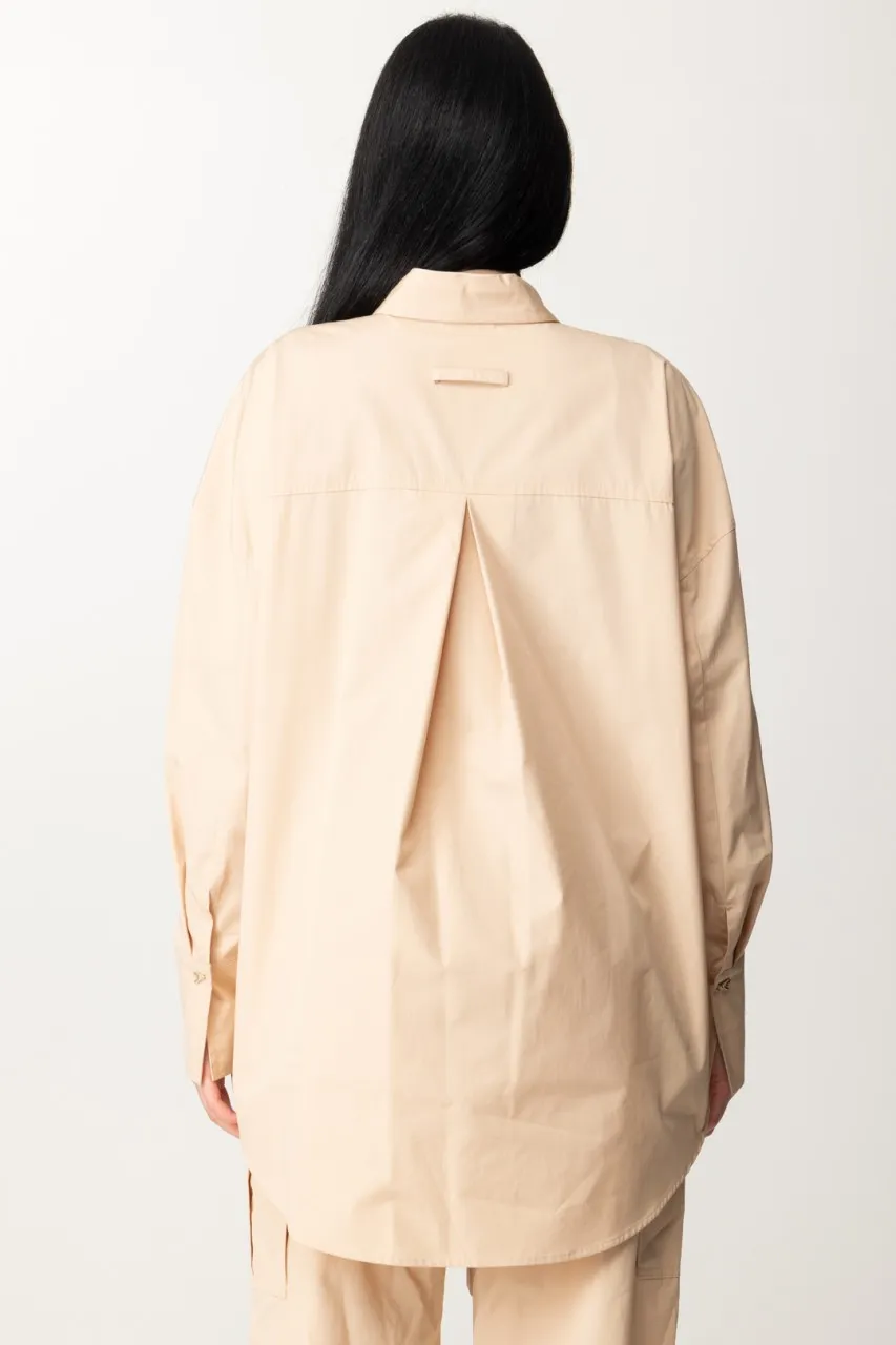 Camicia in cotone Biscuit Beige