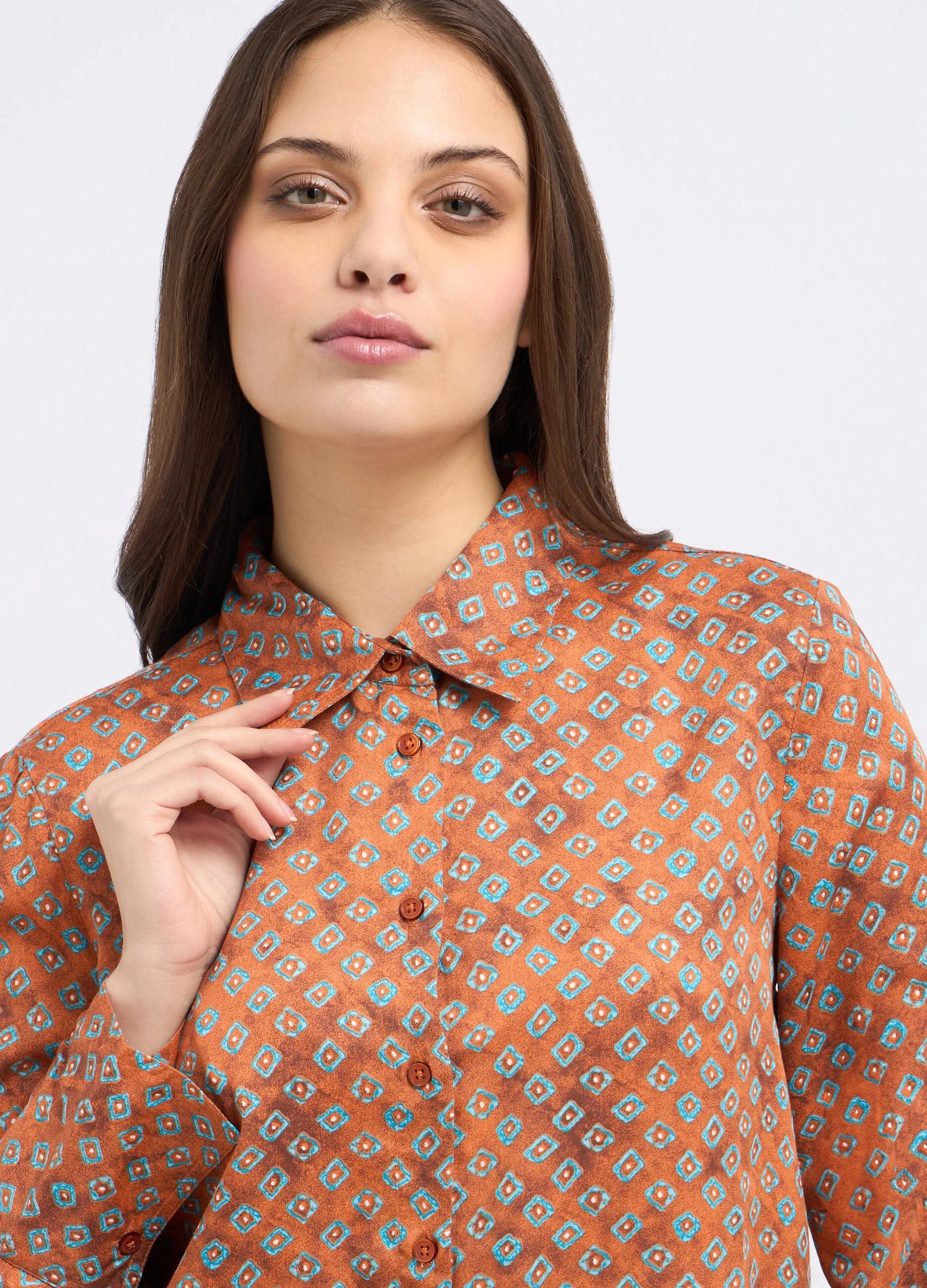 Camicia in fantasia donna