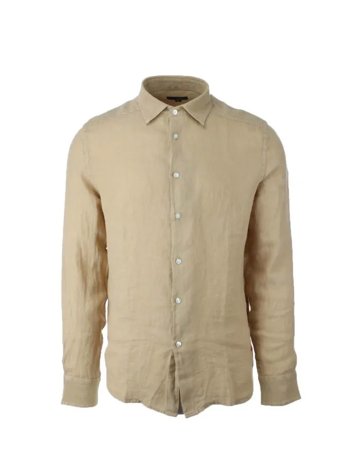 Camicia in lino manica lunga