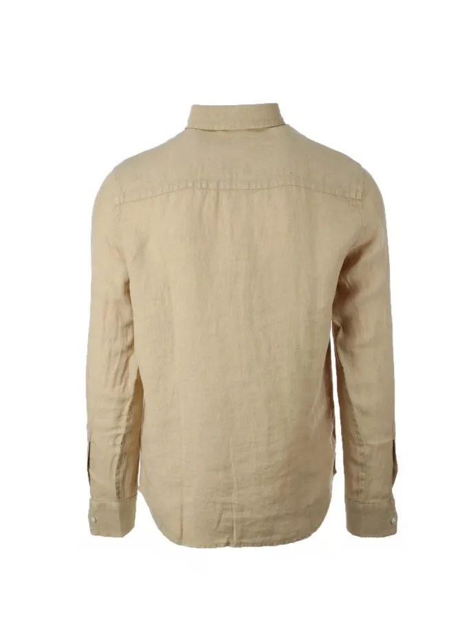 Camicia in lino manica lunga