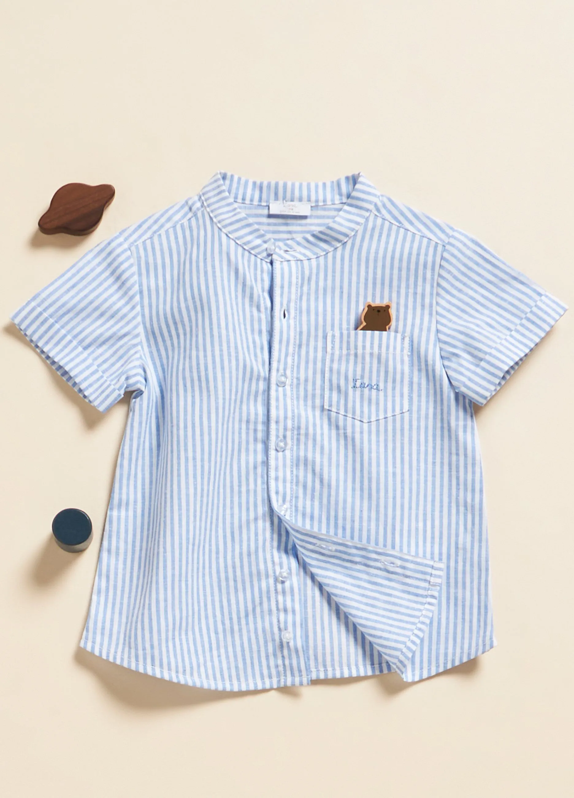 Camicia in misto lino IANA