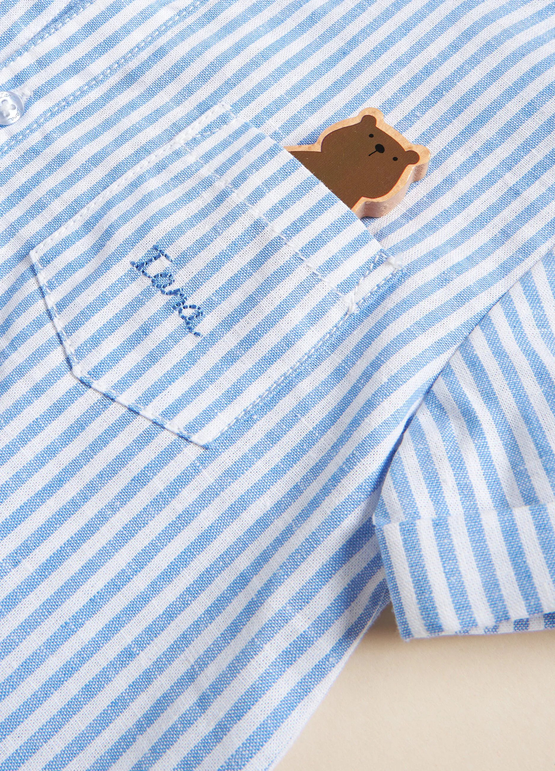 Camicia in misto lino IANA